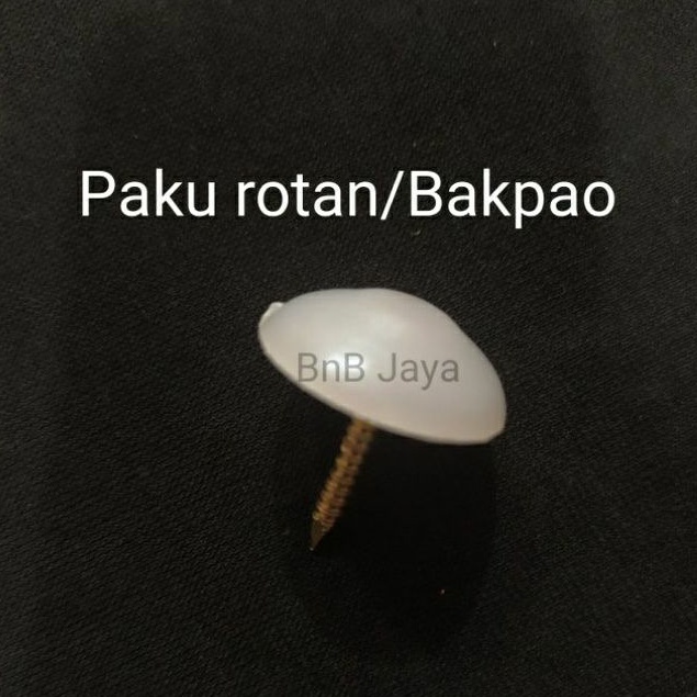 Paku Rotan Kursi / Meja / Lemari Bakpao Putih dan Hitam Per Pc