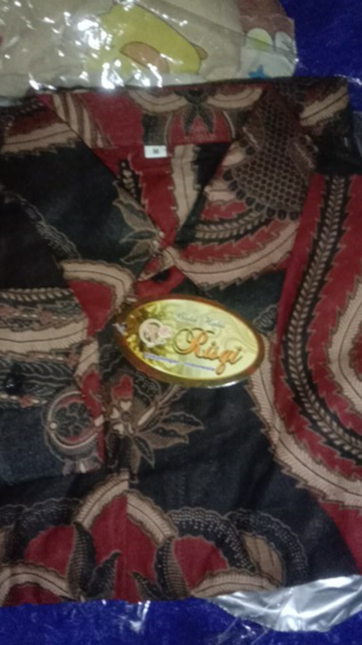 Kemeja Batik Pria Lengan Panjang Size M L Xl Xxl Bswart Batik Hrb026