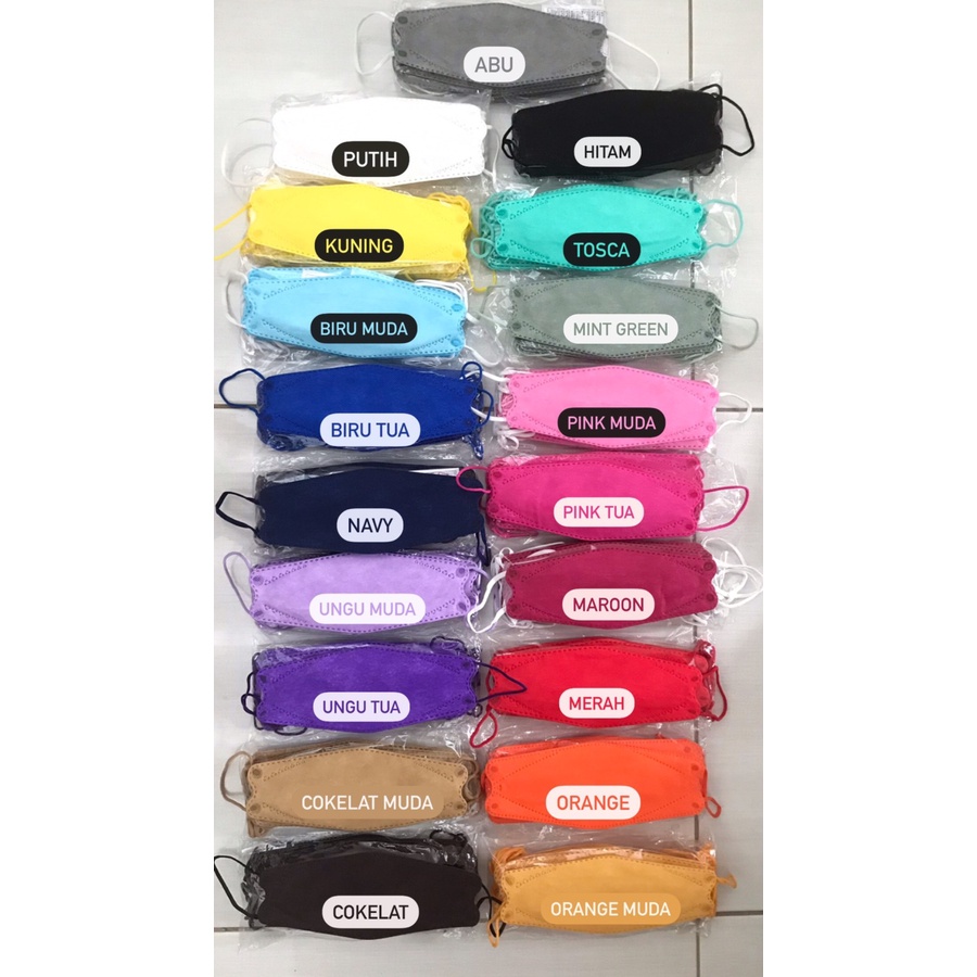 Masker KF94 4Ply Mouson Kemenkes 1 Box isi 10pcs KF 94