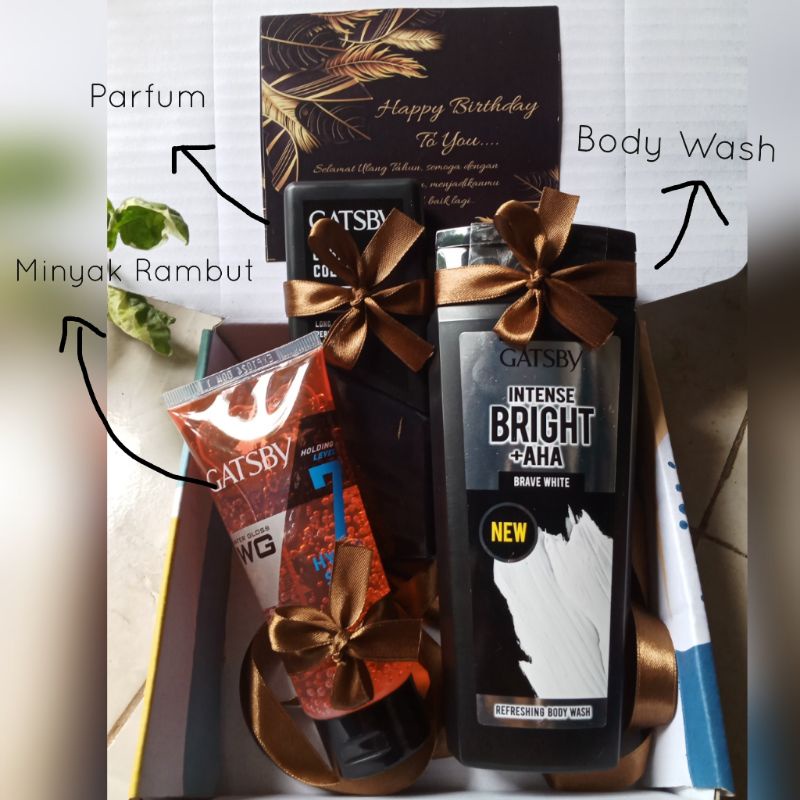 Hampers Skincare Cowok Kado Wisuda hadiah ulang tahun
