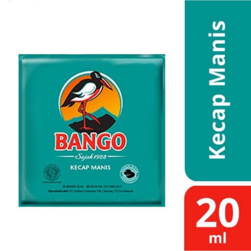 

[Isi 12 Sct] Bango Kecap Manis Kemasan Sachet 20ml @Rp.1000 Exp:2022