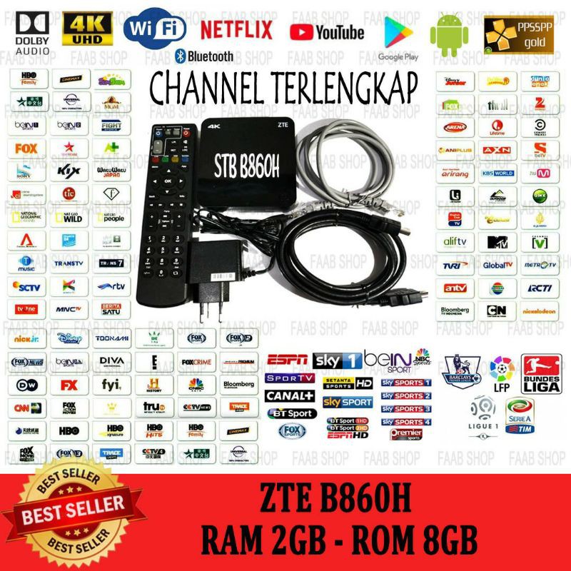 Stb Zte B860h 2gb Unlock & Root Full Aplikasi