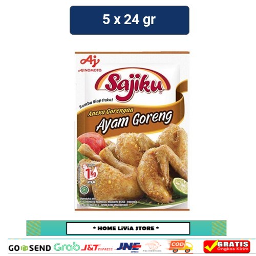 

Sajiku Ayam Goreng Tradisional 5 x 24 gr
