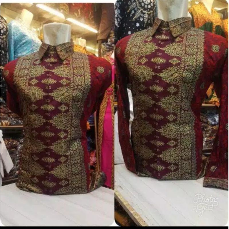 cowok motif songket palembang