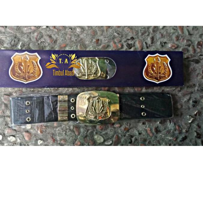 ✫ kopel ikat pinggang satpam warna hitam nylon ➻