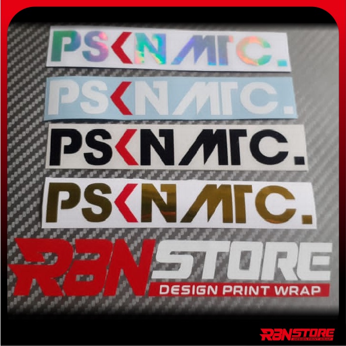 STICKER PSKNMTC - PASUKAN MATIC STIKER PSKN MTC WARNA SOLID DAN HOLOGRAM LEM KUAT