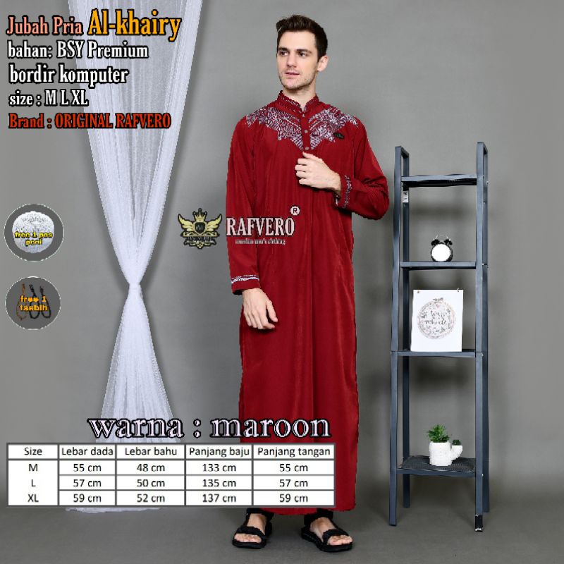 Jubah Pria Al Khairy- Jubah Pria Original RAFVERO - Jubah Pria