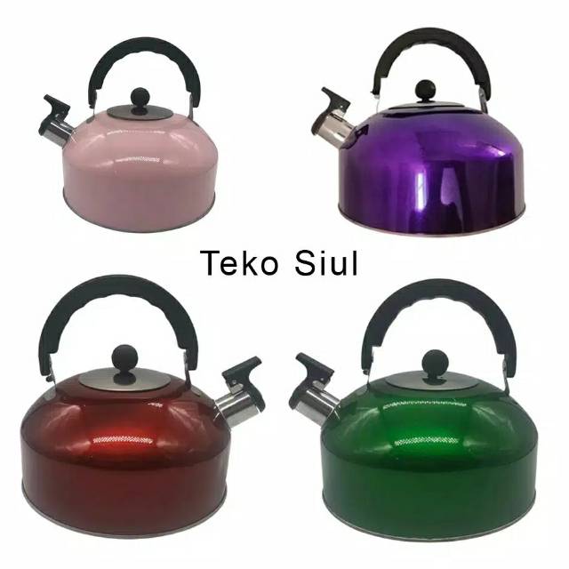 Teko siul Kattle Stainless Steel Warna