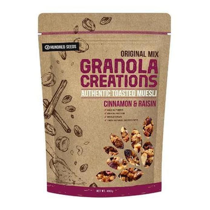 

GRANOLA CREATIONS GRANOLA CINAMON RAISIN 400G KAYU MANIS & KISMIS