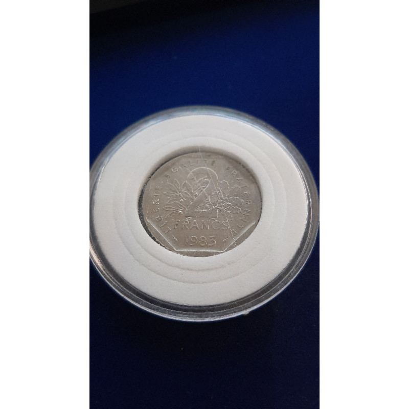 Koleksi Koin - 2 Francs - Republique Francaise - 1983