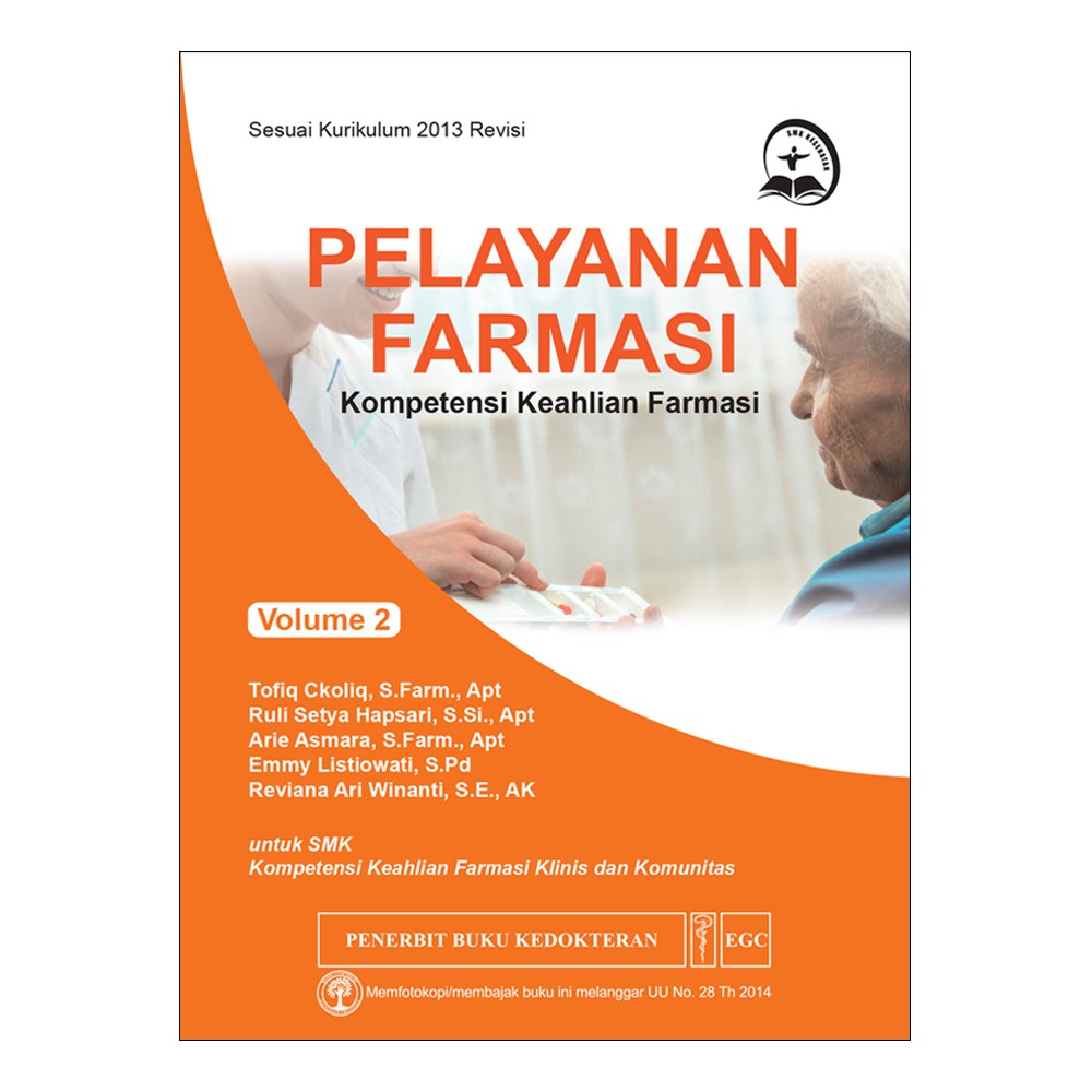 Pelayanan Farmasi Vol. 2 untuk SMK