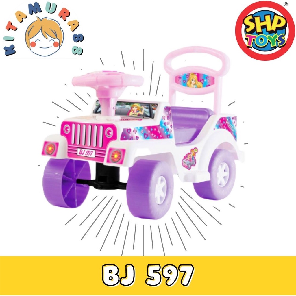 Mainan Anak Tunggang Mobil lucu Gemas Murah - SHPS TOYS - BJ 597