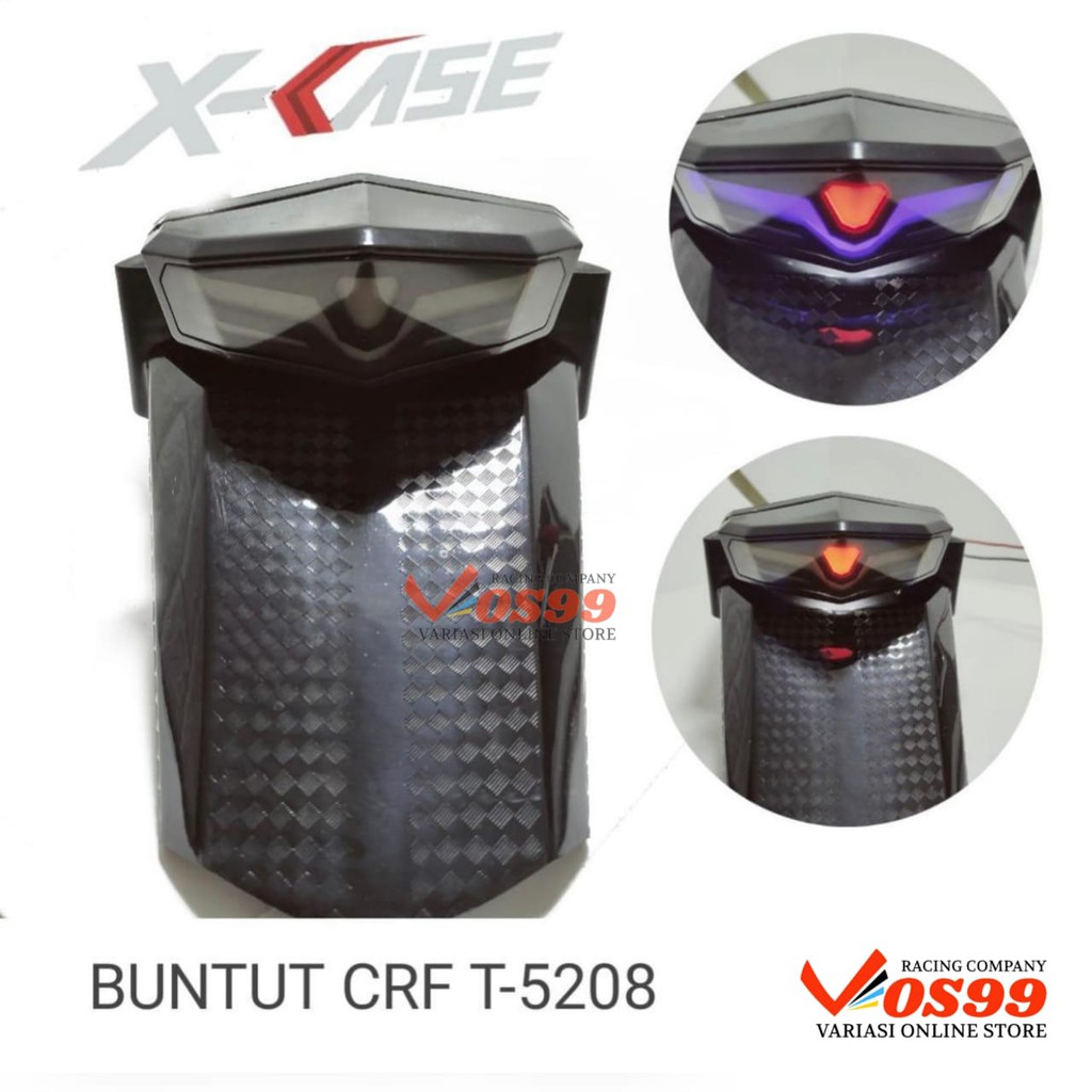 LAMPU STOP BELAKANG CRF 150 PLUS SEN LED T5208 BUNTUT SPAKBOR BELAKANG HONDA CRF 150