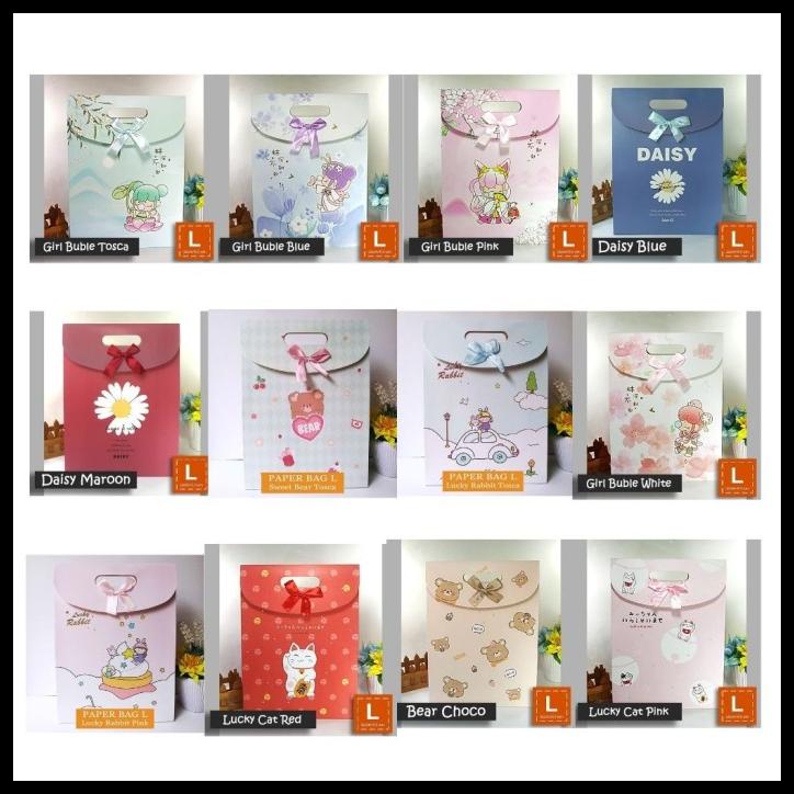 Jual Paper Bag Motif Tas Kertas Kado Tas Ulang Tahun L Everyday Shopee Indonesia