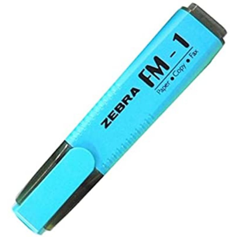 

Spidol Highlighter Zebra FM-1 Blue