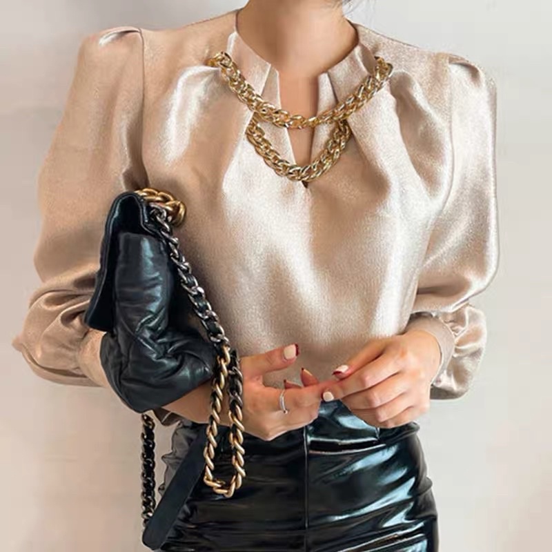 READY STOCK! SAMANTHA CHAIN BLOUSE