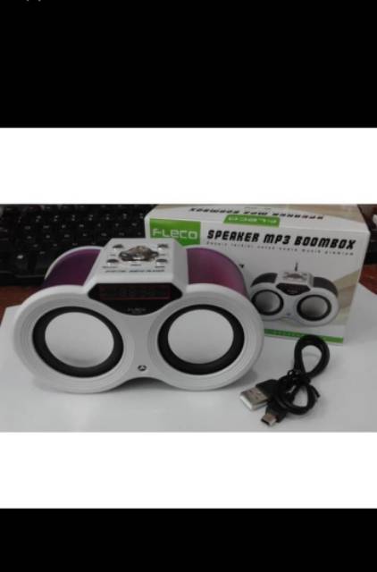 Speaker bluetoot Fleco M-22 USB/SD Card/MP3/FM radia/FA radio/Sepaker teropong