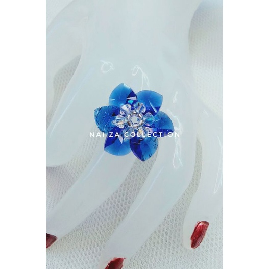 Cincin Swarovski Original Flower Love