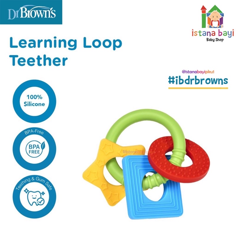 Dr Browns Learning Loop Teether Gigitan bayi