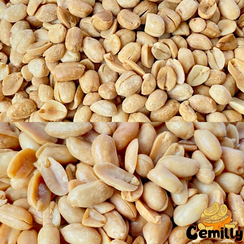 

[CEMILLY] 1Kg/500gr Kacang Bawang Goreng Cemilan Snack Kiloan