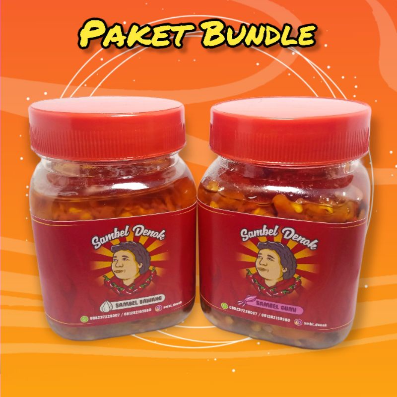 

Sambal Bawang dan Cumi Pedas Asin Paket Bundle isi 180 Gram/Pcs