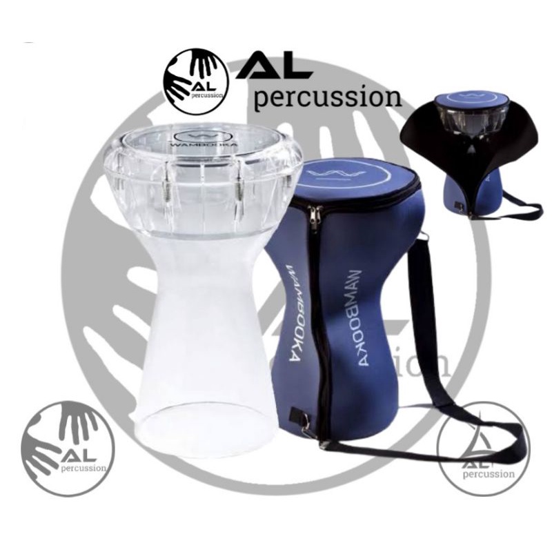 WAMBOOKA - DARBUKA TRANSPARAN UKURAN 83/4 INC MURAH