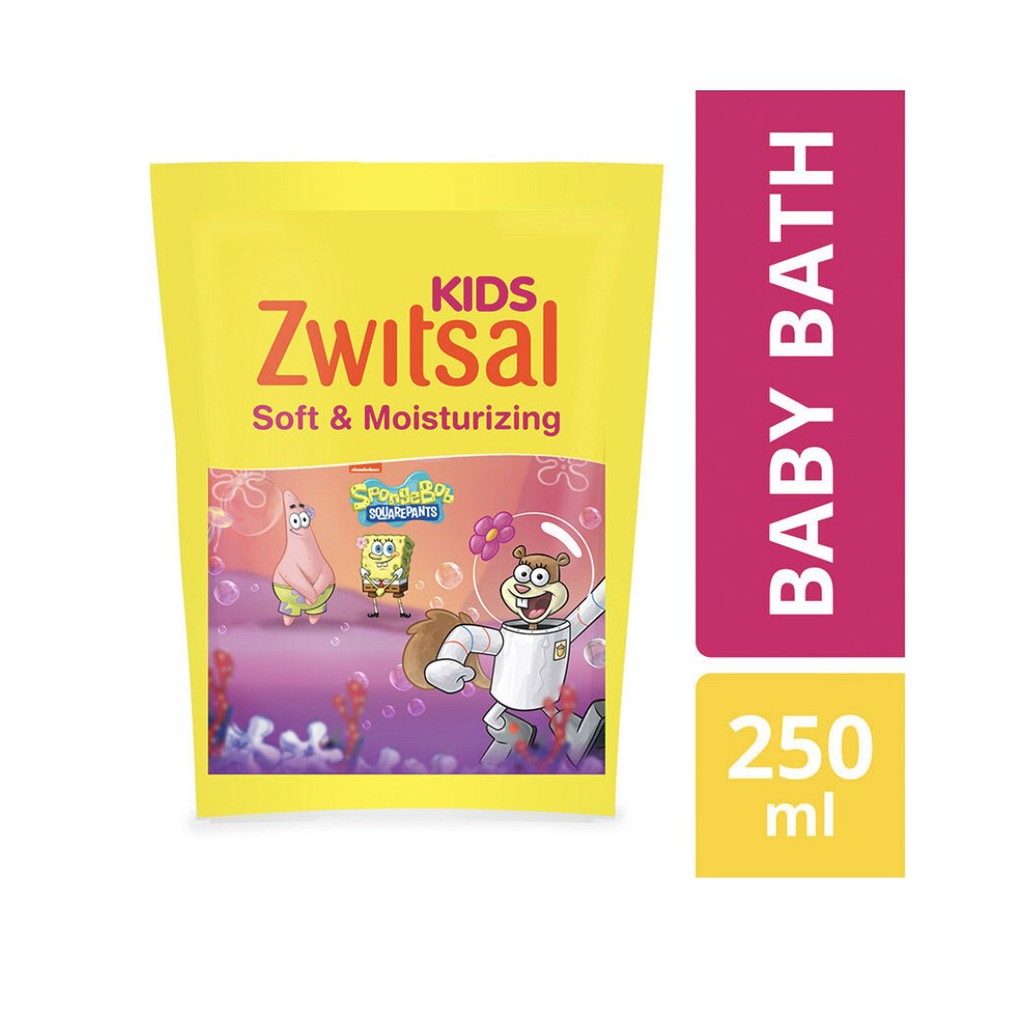 Zwitsal Kids Bubble Bath Pink Soft & Moisturizing 250ml