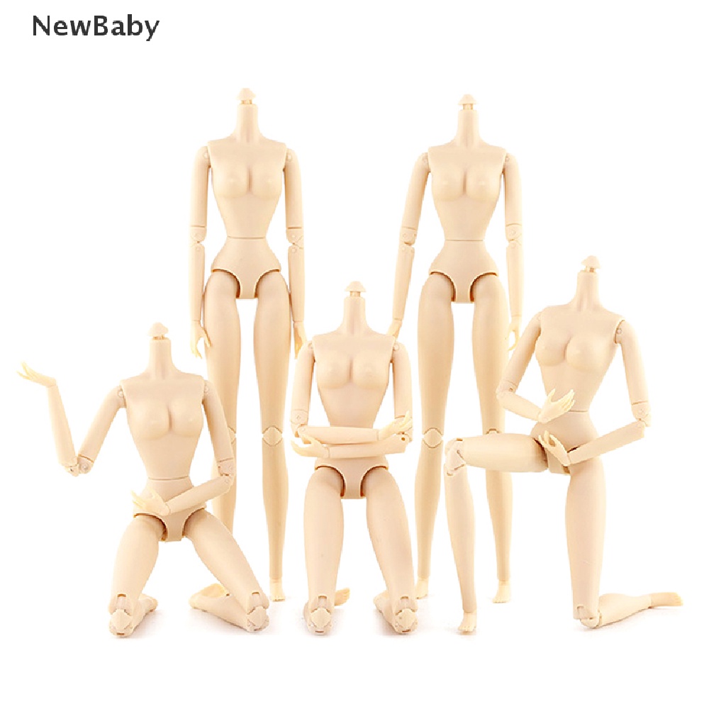 Newbaby Mainan Boneka Perempuan Dengan 28 Sendi Dapat Digerakkan Ukuran 28cm