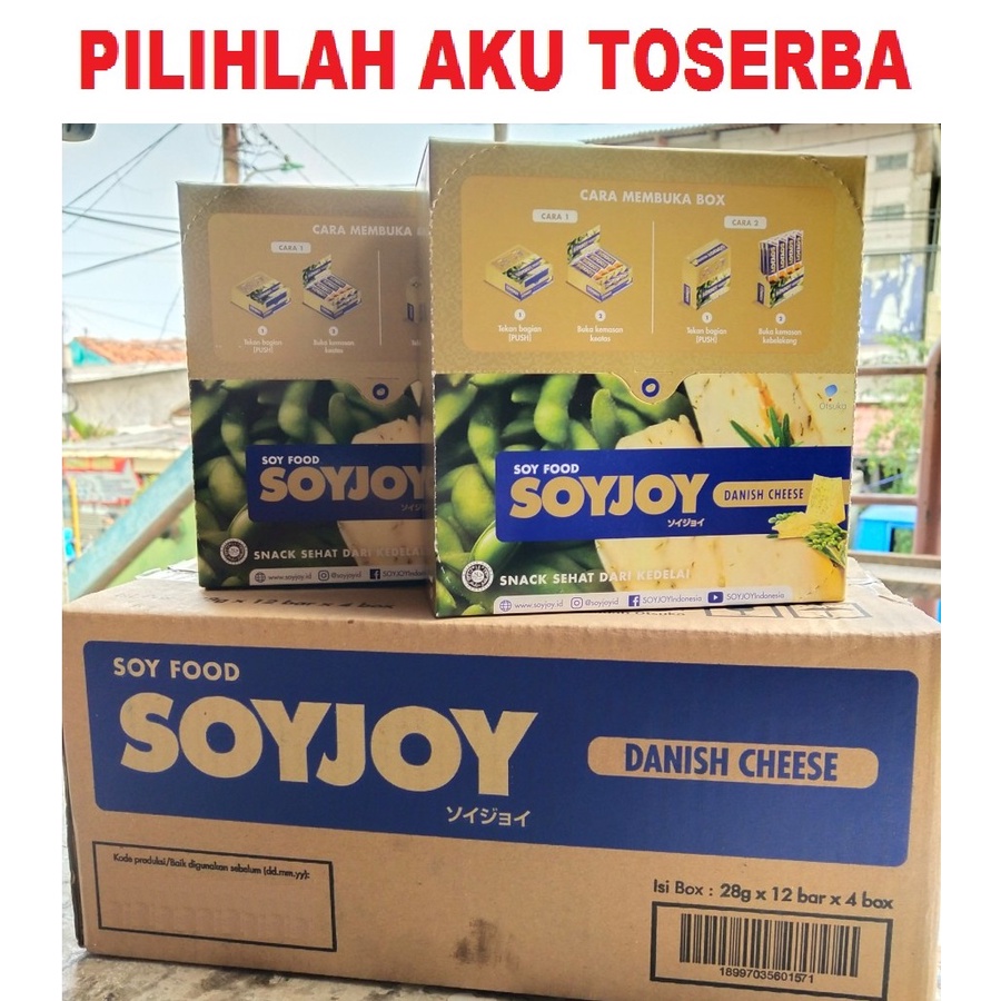 SOYJOY DANISH CHEESE - (HARGA 1 KARTON ISI 4 BOX / 48 pcs)