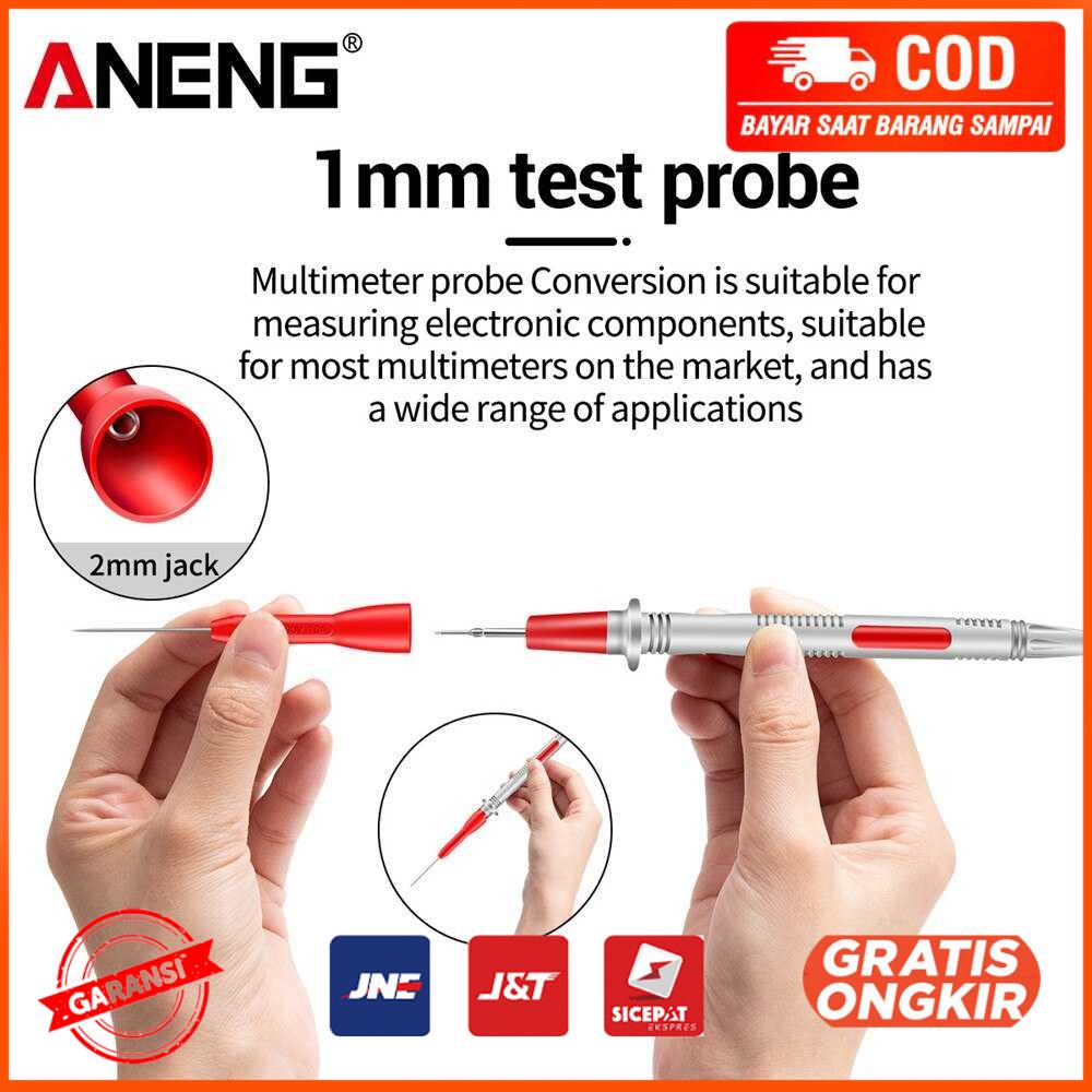 Pin Isolasi Jarum Tindik Multimeter 10 A 600 V - PT2002