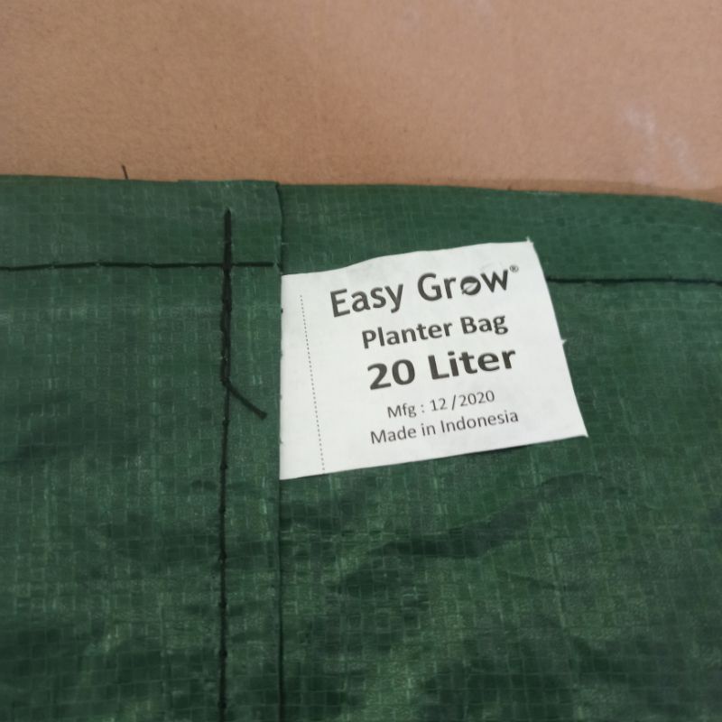 PLANTER BAG EASY GROW 20 LITER (32 x 25) ORIGINAL | POT TANAMAN | POLYBAG