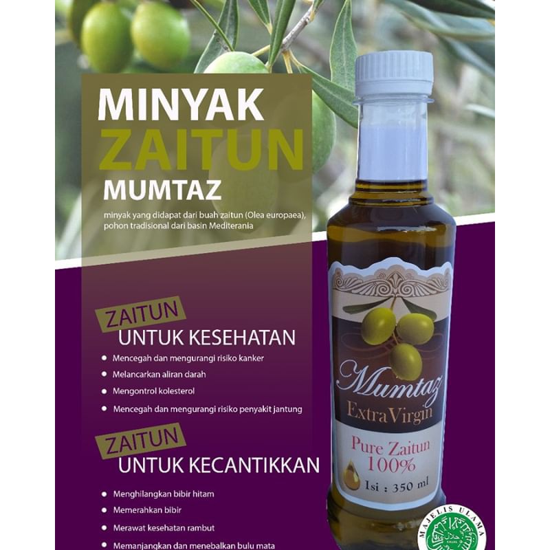 Minyak Zaitun Mumtaz 350 Ml Extra Virgin Olive Oil Shopee Indonesia