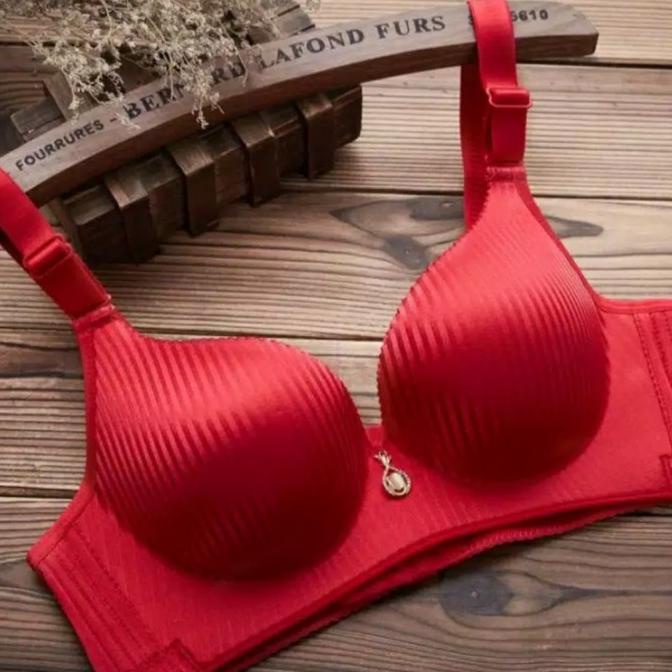 Bh Wanita Jumbo Bra Push Up Cup D Bra SEAMLESS Size 36-46