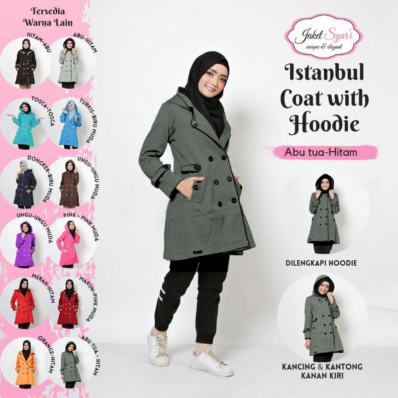 Jaket Muslimah Jaket Syari Size Kecil Size Jumbo
