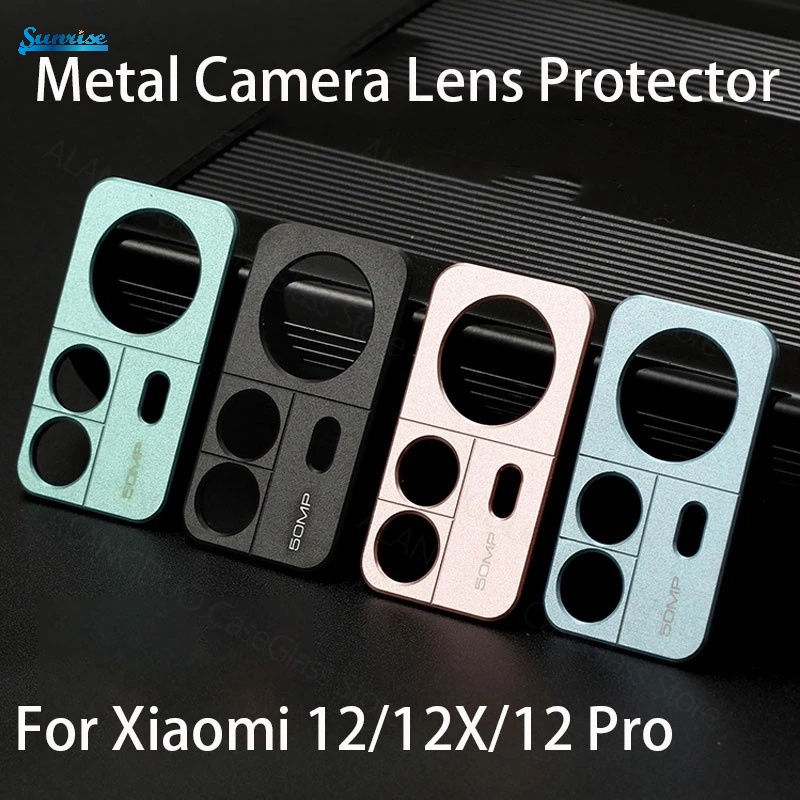 Ring Pelindung Lensa Kamera Belakang Bahan Aluminum Alloy Untuk Xiaomi 12 / 12X / 12 Pro