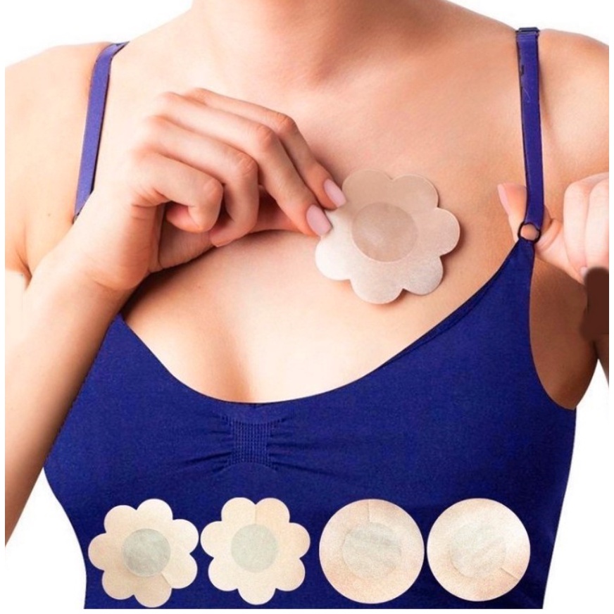 2Pcs Nipple Pad Cover Penutup Puting Bulat Isi Sepasang