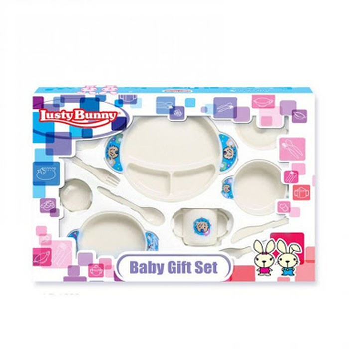 Lusty Bunny Feeding Set XL Peralalatan Makan Bayi Set LB-1882/86