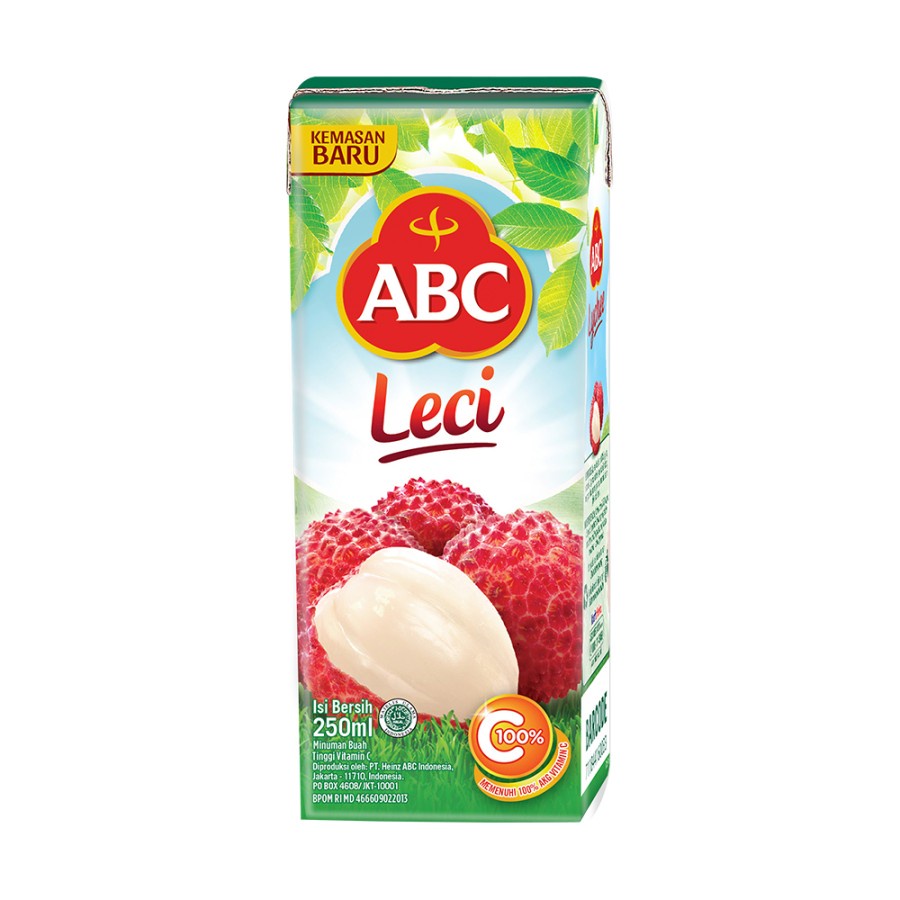 JUS LECI ABC 250ML LYCHEE JUICE MINUMAN BUAHS