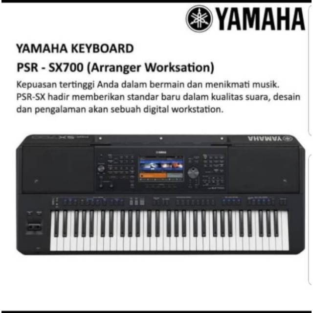 Keyboard Yamaha PSR SX700/ S 700 ( ORIGINAL )GARANSI RESMI