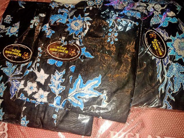 Batik Couple Keluarga Rnb Pramesti Lilit Motif (cibulan Biru)