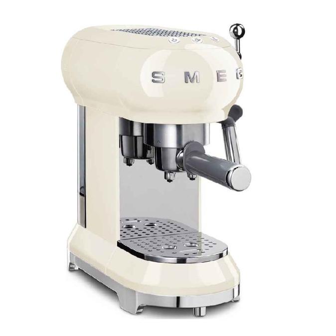 '+'+'+'+] SMEG ESPRESSO COFFEE MACHINE ECF01 CREAM