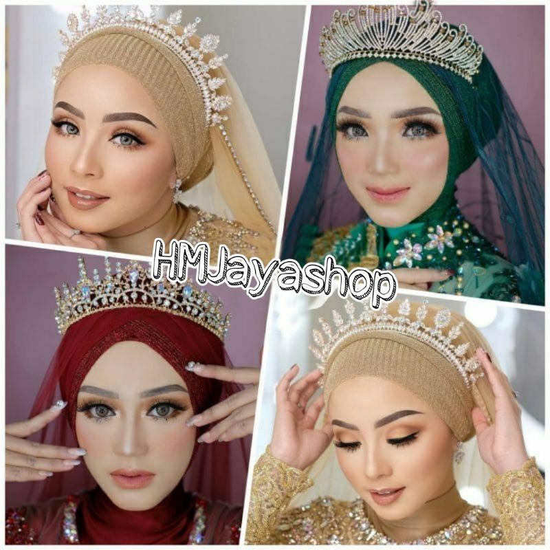 Pashmina Rajut Gliter Pengantin Premium Pasmina Glitter