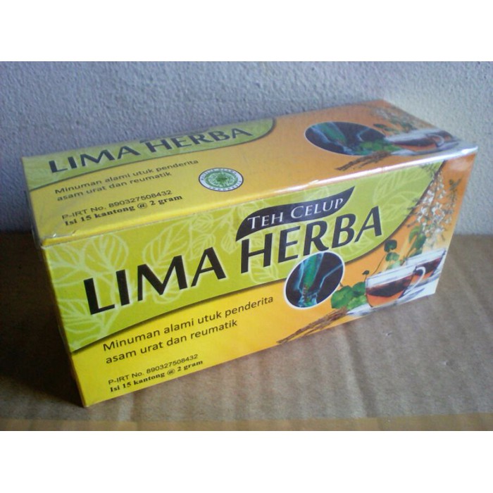 

Teh Lima Herbal | 5 Herba ( Teh Asam Urat dan Rematik )