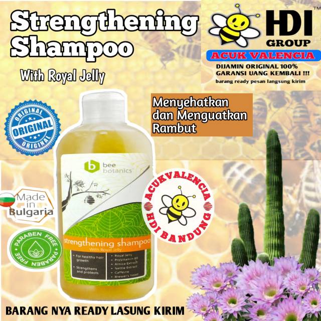 HDI STRENGTHENING SHAMPOO WITH ROYAL JELLY 100% ORIGINAL