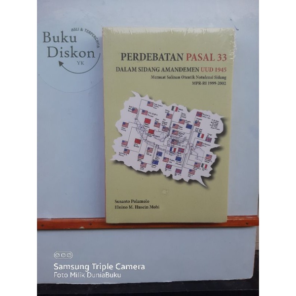 Buku Origional Perdebatan Pasal 33 Dalam Sidang Amandemen UUD 1945 Penerbit Total Media