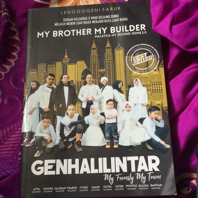 Buku Gen Halilintar ke dua My Brother My Builder