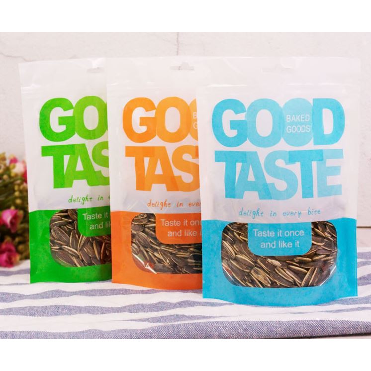 

Plastik Packaging Cookies Kue Permen Roti Zip Lock Good Taste 15.5x19