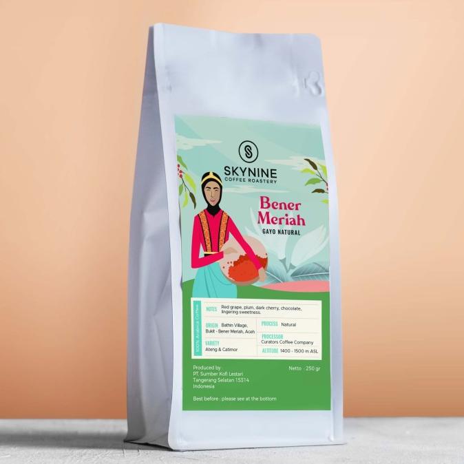 

KOPI ARABIKA BENER MERIAH GAYO NATURAL ROASTED BEAN