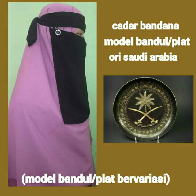 Cadar bandana plat ori saudi arabia