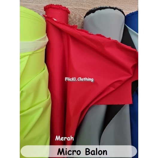 Bahan Kain Micro Balon Parasit Parasut Waterproof Jaket Jas Hujan Anti Air